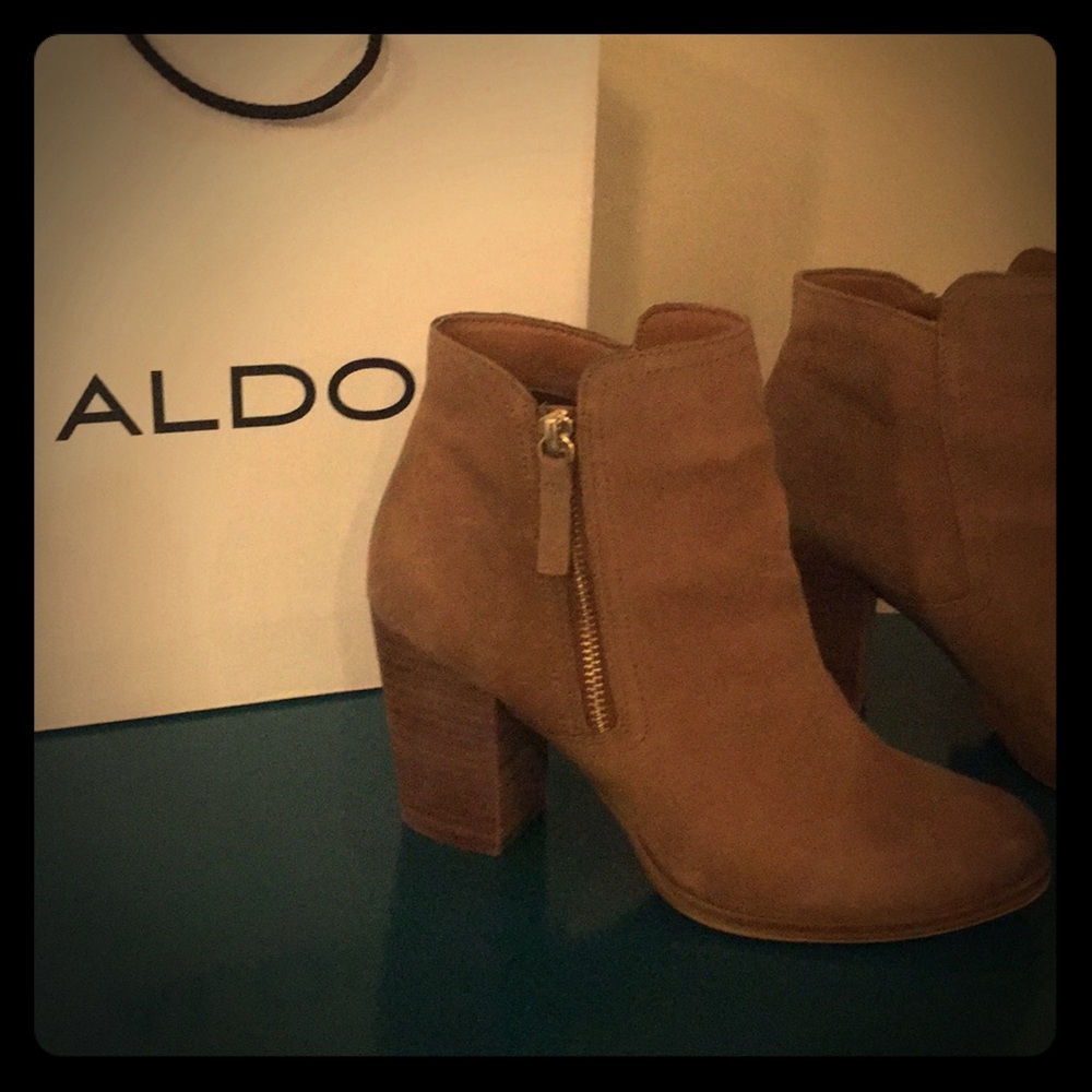 Aldo suede booties